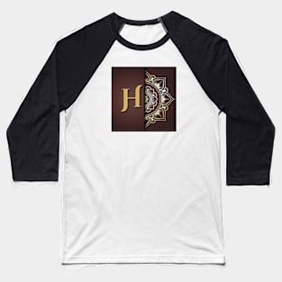 H – Mandala Monogram Baseball T-Shirt